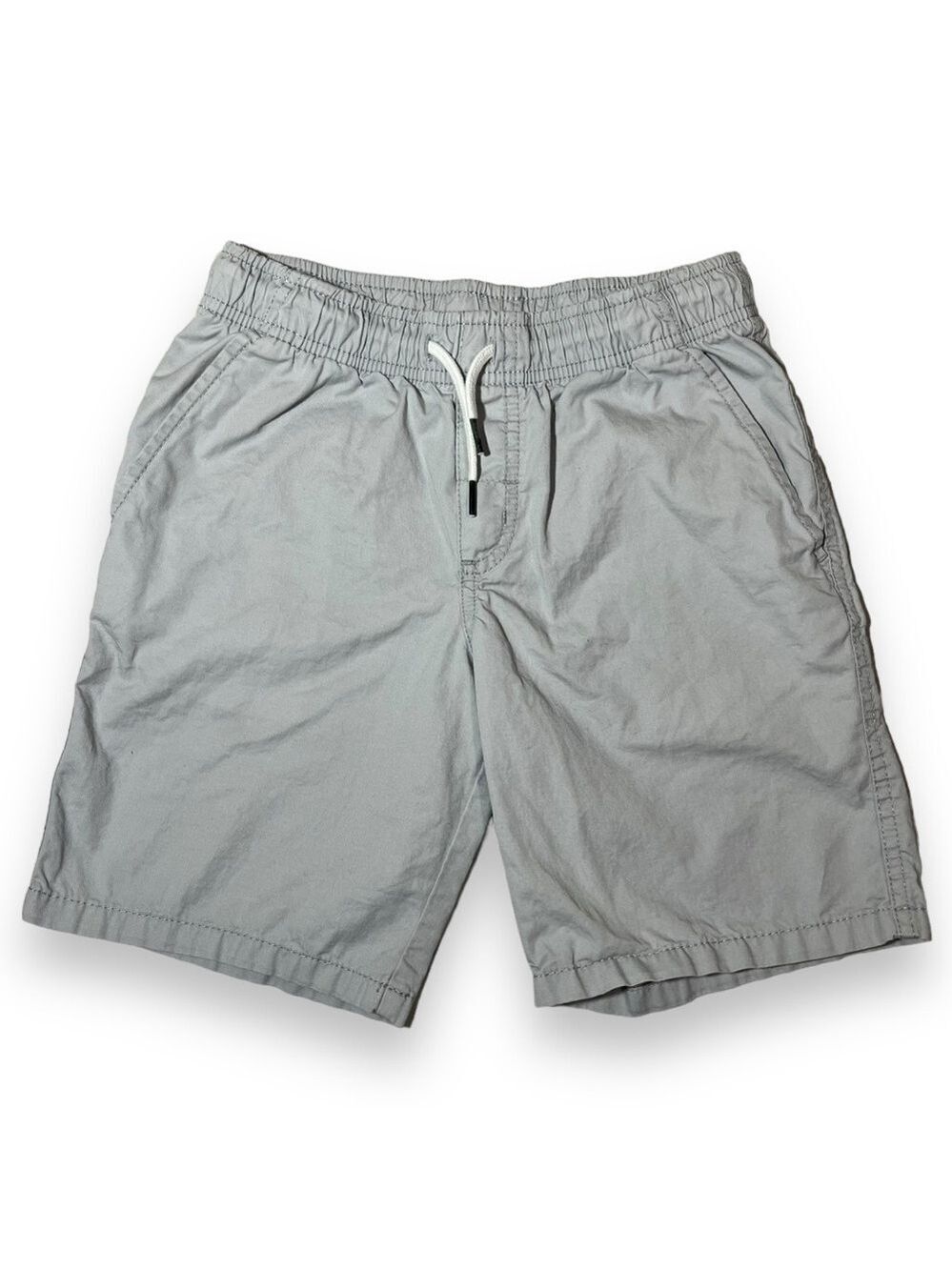 Cat & Jack Boy’s Flexible Drawstring Shorts Gray Size Medium (8)